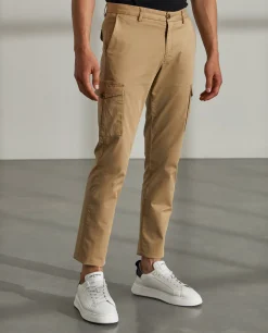 LION OF PORCHES Calças^Calças regular fit chino de algodão stretch
