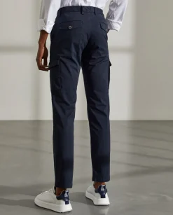 LION OF PORCHES Calças^Calças regular fit chino de algodão stretch