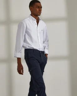LION OF PORCHES Calças^Calças regular fit chino de algodão stretch