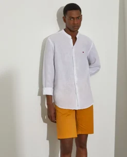 LION OF PORCHES Calções^Calções chino para homem de algodão stretch