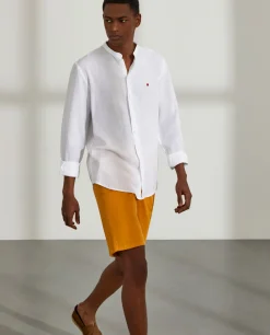 LION OF PORCHES Calções^Calções chino para homem de algodão stretch