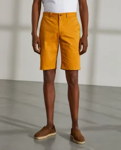 LION OF PORCHES Calções^Calções chino para homem de algodão stretch