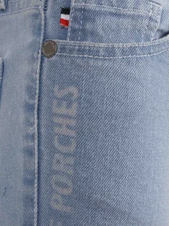 LION OF PORCHES Saias / Calções^Calções denim com estampado
