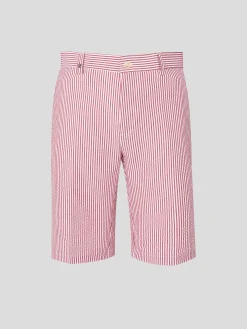 LION OF PORCHES Calções^Calção Chino Riscas