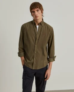 LION OF PORCHES Regular Fit^Camisa bombazine regular fit