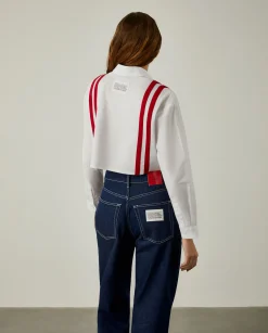 MULHER LION OF PORCHES Camisas^Camisa cropped x Paatiff