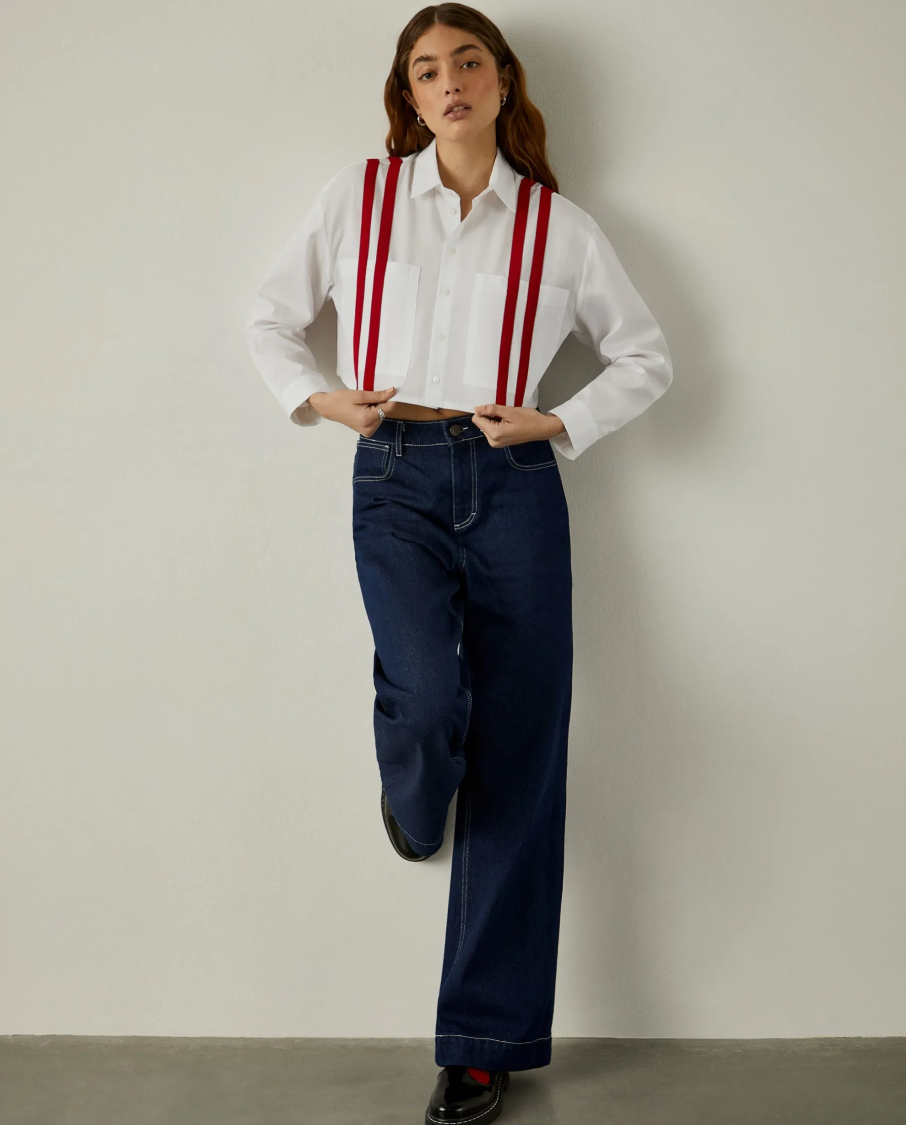 MULHER LION OF PORCHES Camisas^Camisa cropped x Paatiff