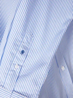 LION OF PORCHES Slim Fit^Camisa de riscas slim fit em popelina