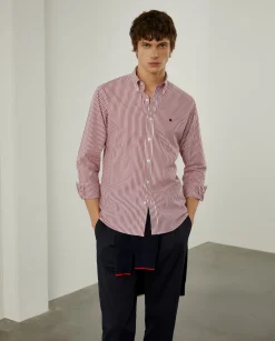 LION OF PORCHES Slim Fit^Camisa de riscas slim fit