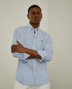 LION OF PORCHES Slim Fit^Camisa de riscas slim fit