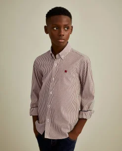 LION OF PORCHES Camisas^Camisa de riscas slim fit