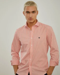 LION OF PORCHES Slim Fit^Camisa de riscas slim fit