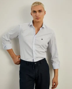 LION OF PORCHES Slim Fit^Camisa de riscas slim fit