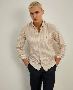 LION OF PORCHES Slim Fit^Camisa de riscas slim fit