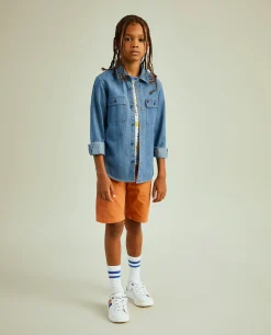 LION OF PORCHES Camisas^Camisa denim manga comprida