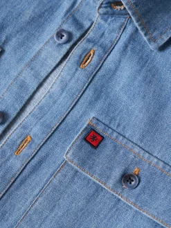 LION OF PORCHES Camisas^Camisa denim manga comprida