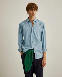 LION OF PORCHES Slim Fit^Camisa denim slim fit
