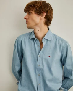 LION OF PORCHES Slim Fit^Camisa denim slim fit