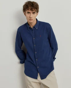 LION OF PORCHES Slim Fit^Camisa denim slim fit
