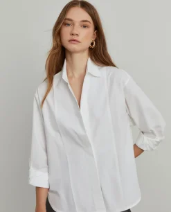 MULHER LION OF PORCHES Camisas^Camisa oversize de algodão