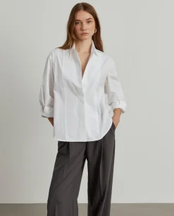 MULHER LION OF PORCHES Camisas^Camisa oversize de algodão