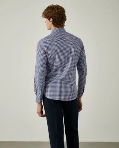 LION OF PORCHES Slim Fit^Camisa oxford aos quadrados slim fit