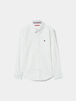 LION OF PORCHES Camisas^Camisa oxford em algodão