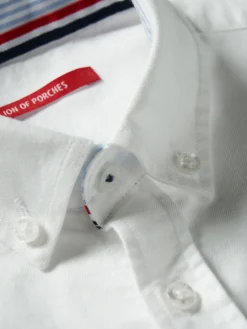 LION OF PORCHES Camisas^Camisa oxford em algodão