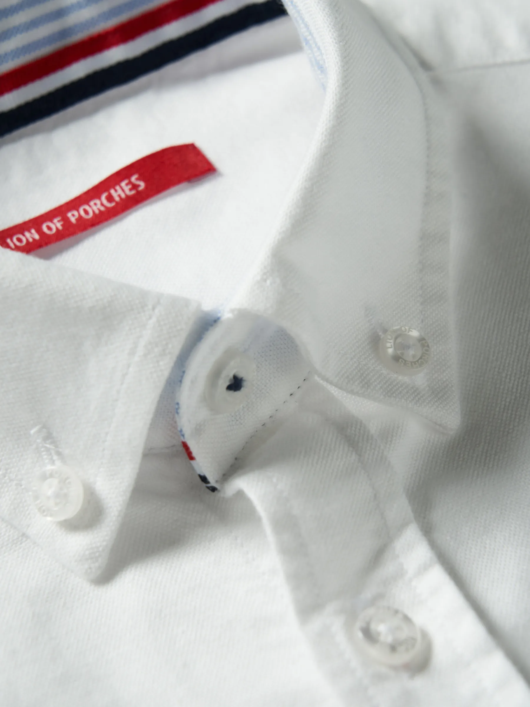 LION OF PORCHES Camisas^Camisa oxford em algodão