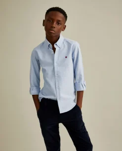 LION OF PORCHES Camisas^Camisa oxford em algodão