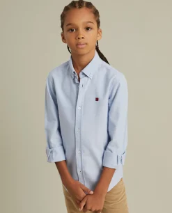 LION OF PORCHES Camisas^Camisa oxford em algodão