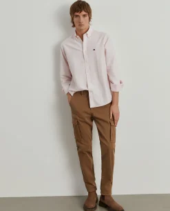 LION OF PORCHES Regular Fit^Camisa oxford regular fit