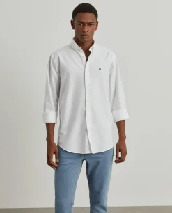 LION OF PORCHES Regular Fit^Camisa oxford regular fit de algodão