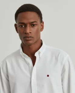 LION OF PORCHES Regular Fit^Camisa oxford regular fit de algodão
