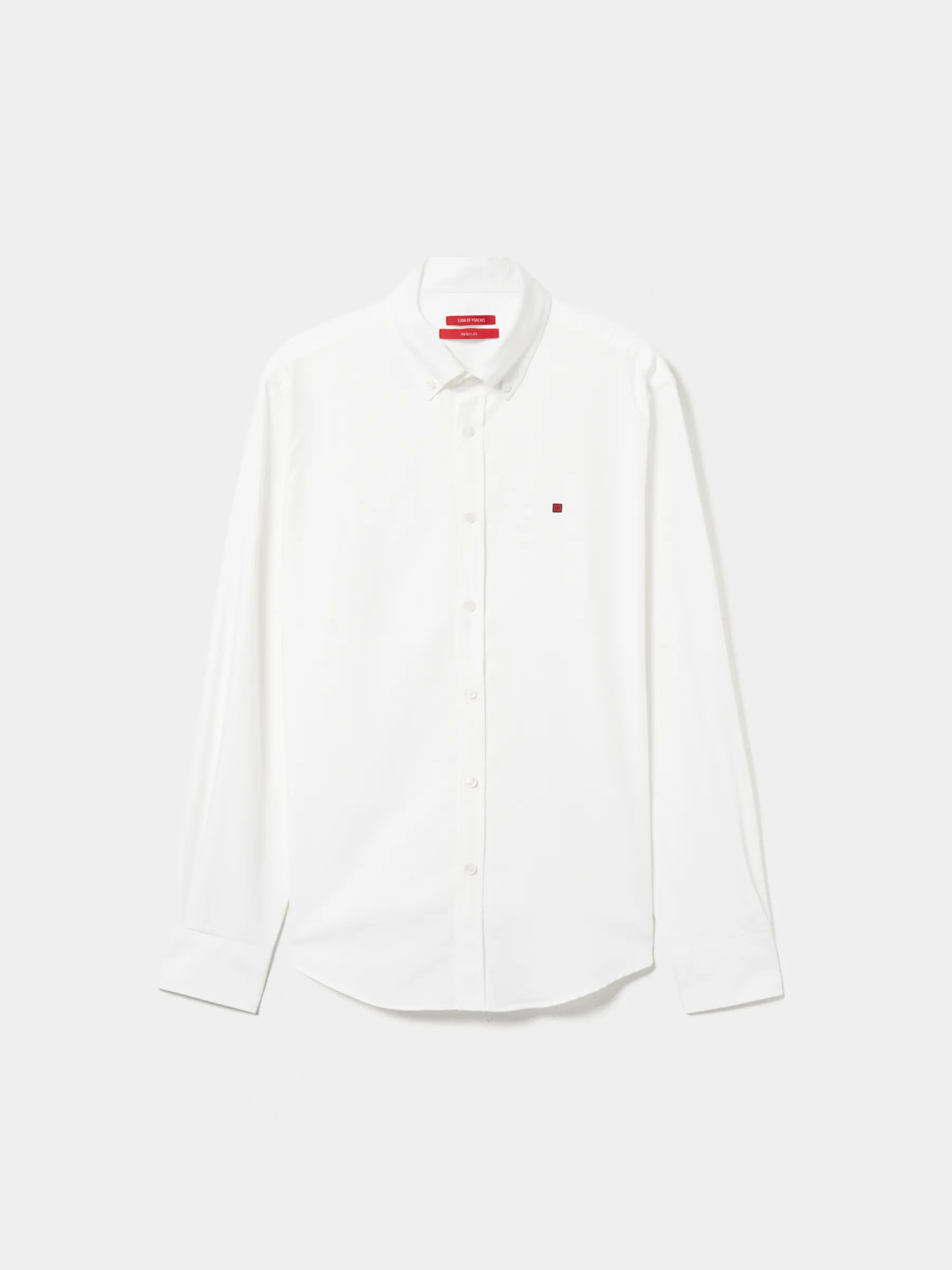 LION OF PORCHES Regular Fit^Camisa oxford regular fit de algodão