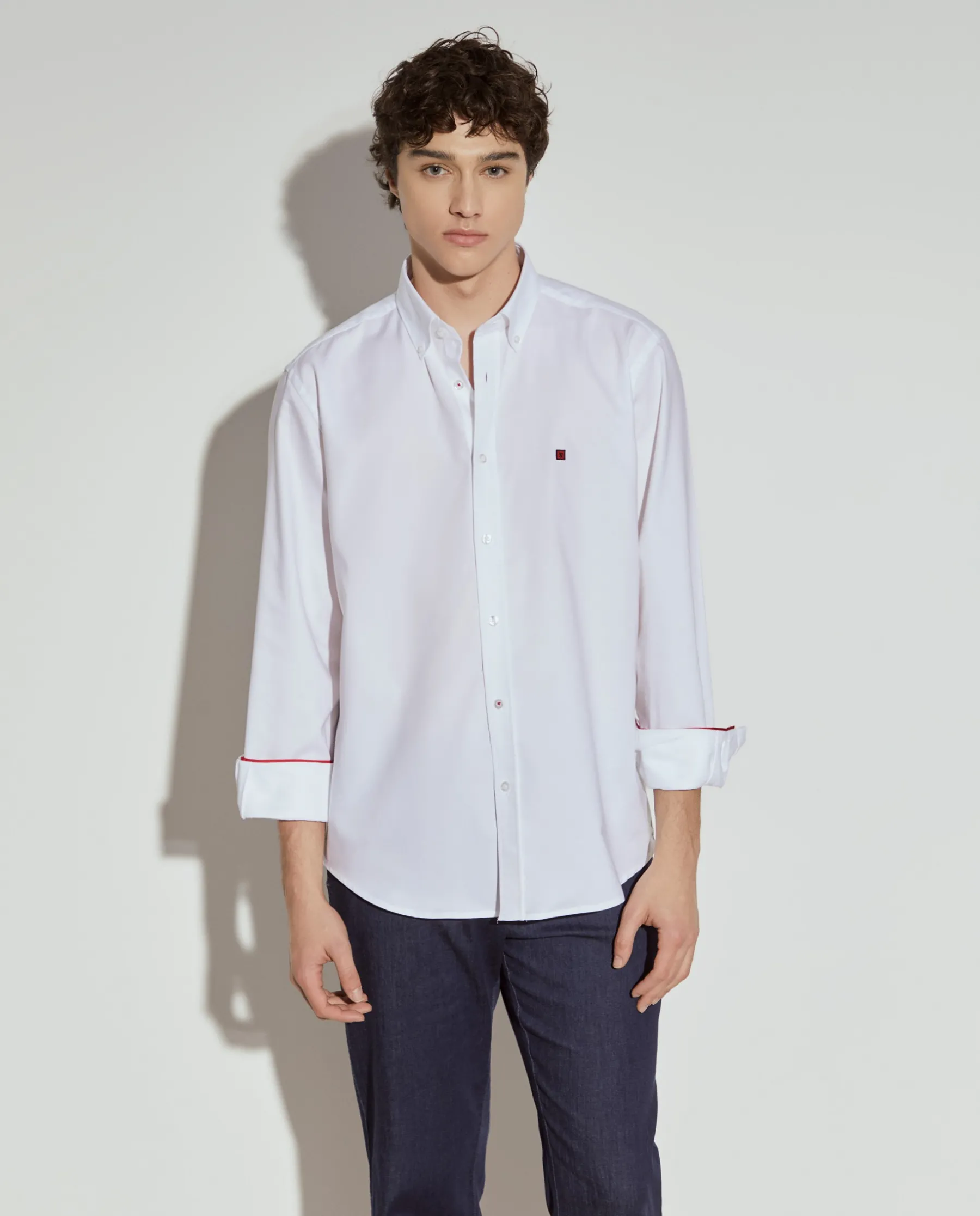 LION OF PORCHES Regular Fit^Camisa oxford regular fit