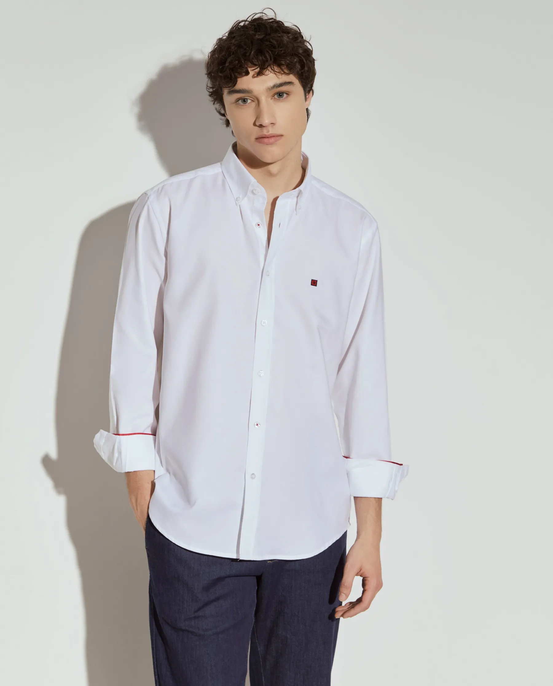 LION OF PORCHES Regular Fit^Camisa oxford regular fit