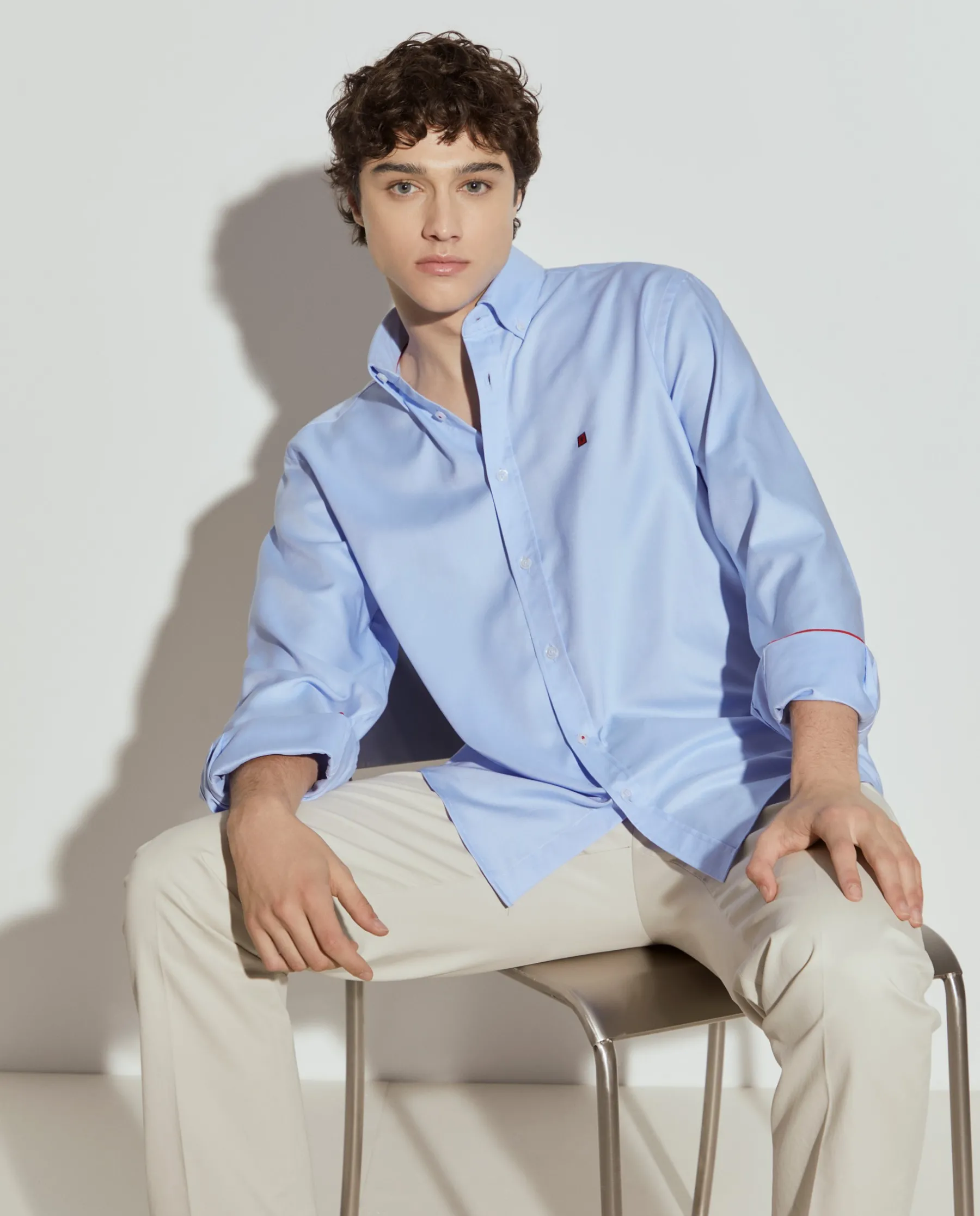 LION OF PORCHES Regular Fit^Camisa oxford regular fit