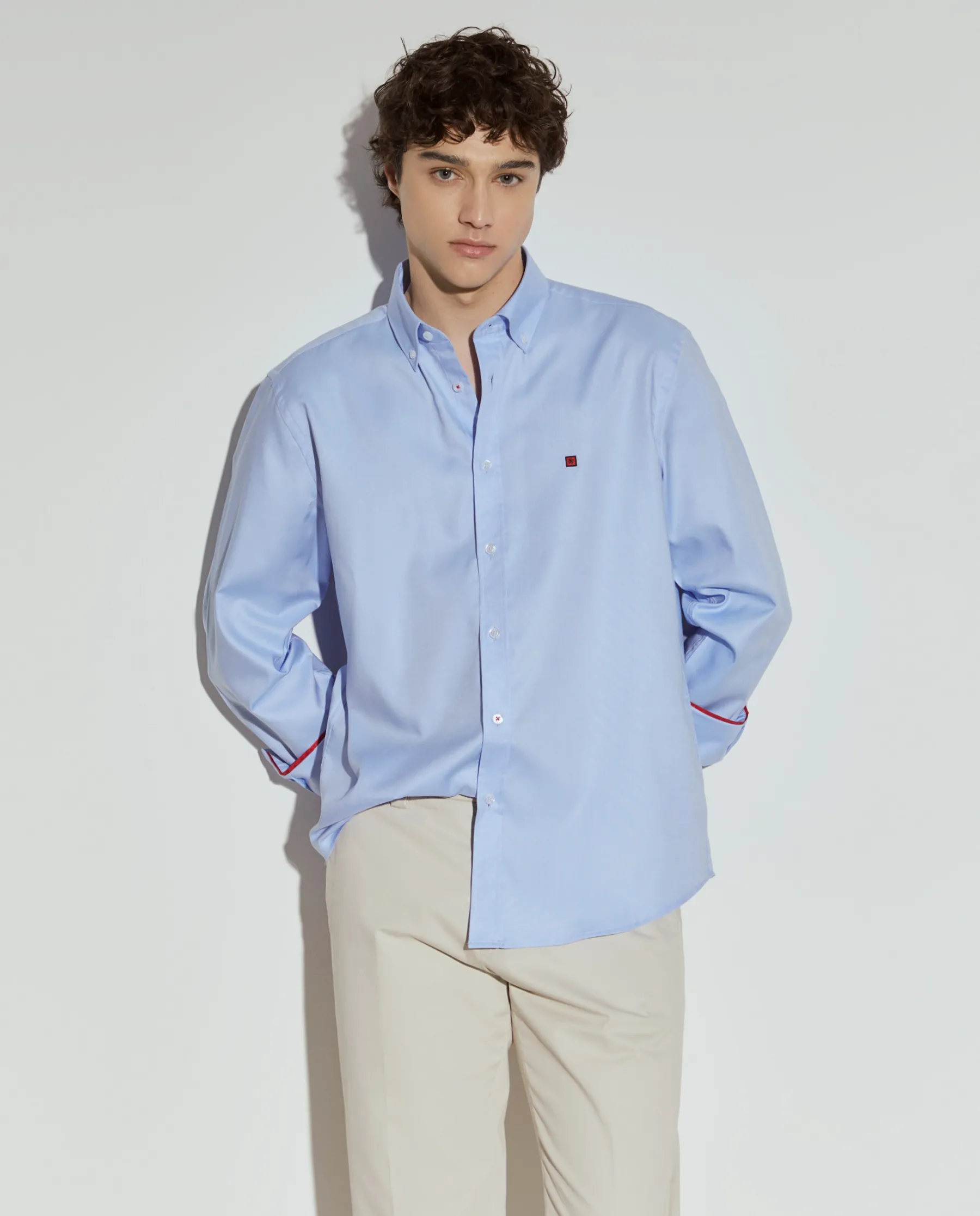 LION OF PORCHES Regular Fit^Camisa oxford regular fit