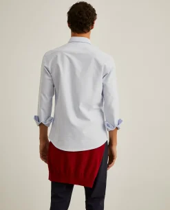LION OF PORCHES Slim Fit^Camisa oxford slim fit às riscas
