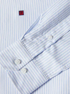 LION OF PORCHES Slim Fit^Camisa oxford slim fit às riscas