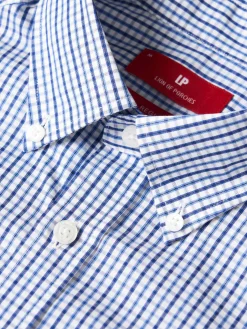 LION OF PORCHES Regular Fit^Camisa para homem regular fit de algodão com riscas