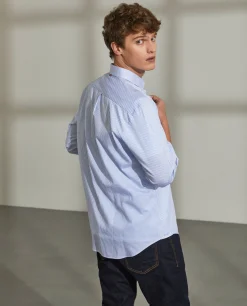 LION OF PORCHES Regular Fit^Camisa regular fit com padrão de riscas