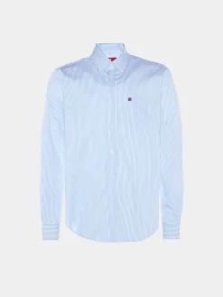 LION OF PORCHES Regular Fit^Camisa regular fit com padrão de riscas
