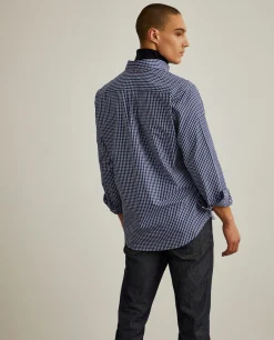 LION OF PORCHES Regular Fit^Camisa regular fit com padrão de xadrez