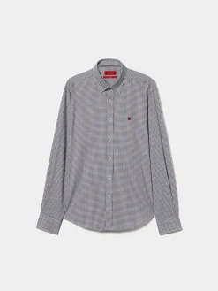 LION OF PORCHES Regular Fit^Camisa regular fit com padrão de quadrados