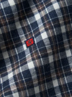 LION OF PORCHES Regular Fit^Camisa regular fit com padrão de xadrez