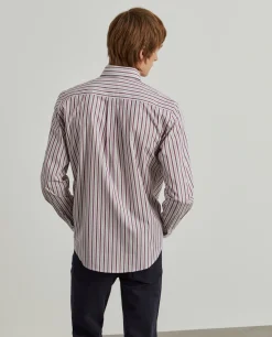 LION OF PORCHES Regular Fit^Camisa regular fit com padrão de riscas