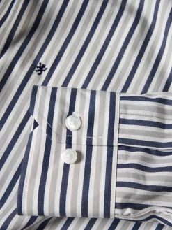 LION OF PORCHES Regular Fit^Camisa regular fit com padrão de riscas
