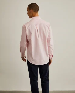 LION OF PORCHES Regular Fit^Camisa regular fit de algodão em cor lisa